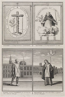 KG 11879
<br/>
Cath: Vaandels van de Inquisitie & veroordeelden
<br/>
<em>Picart, Bernard (1673-1733)</em>